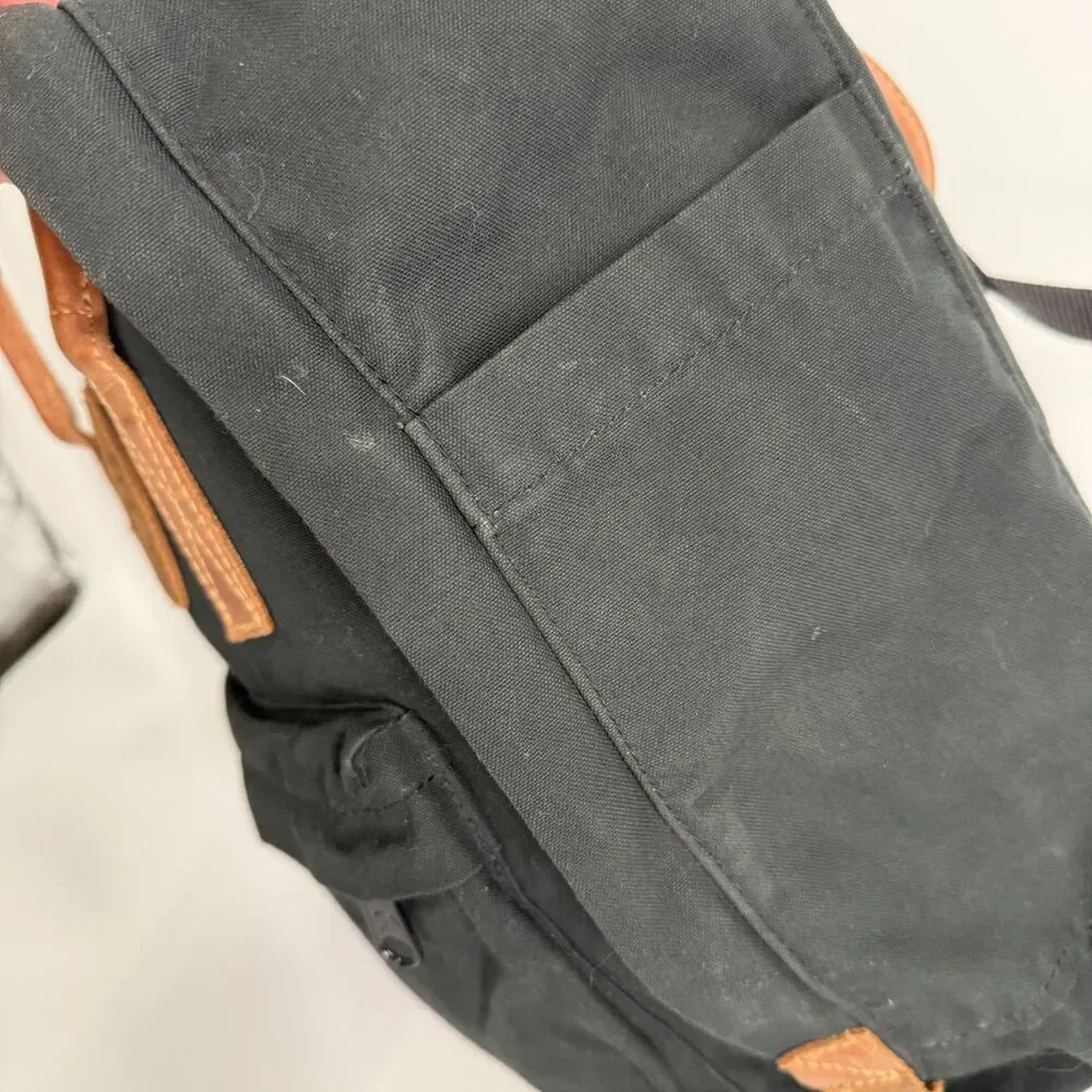 Fjallraven 27173 Kanken No. 2 Canvas Leather G-1000 backpack Rucksack Bag Black